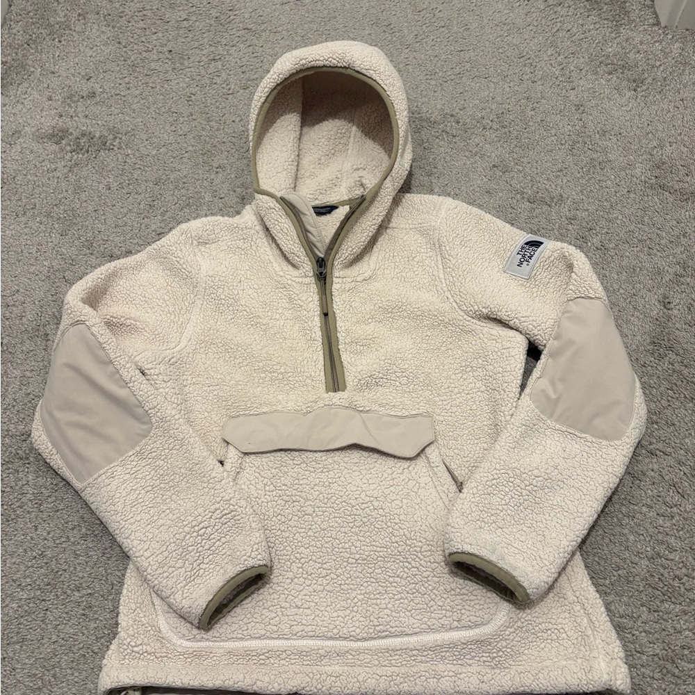 The North Face Cream Teddy Jacket